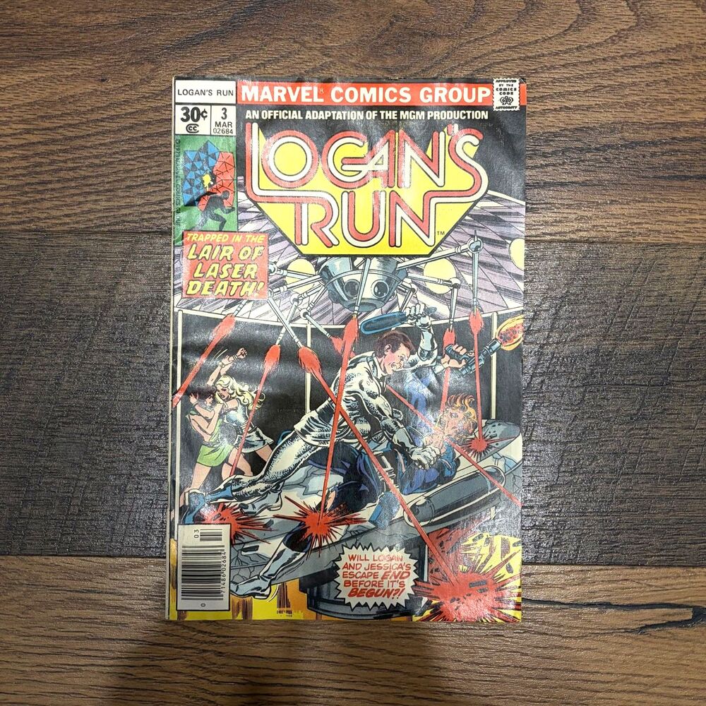 1976 Marvel Comics Logan's Run #3